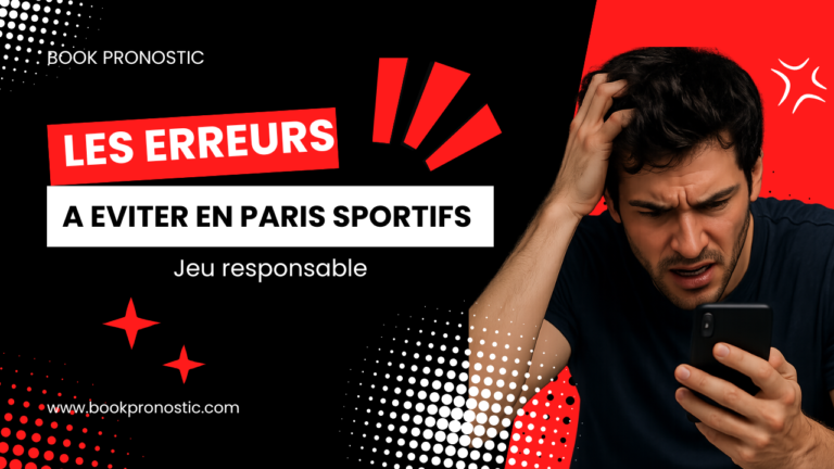 LES ERREURS. A EVITER EN PARIS SPORTIFS book Pronostic