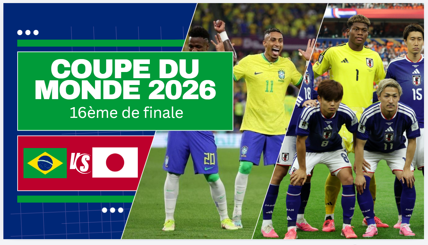 le choc Brésil vs Japon Pronostic, analyse et pari safe | Coupe du Monde 2026