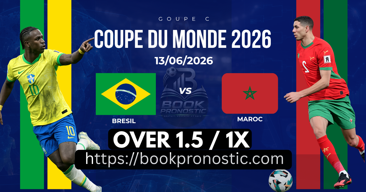 Le choc Brésil vs Maroc coupe du monde 2026