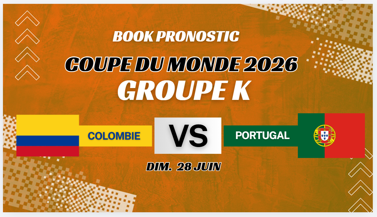Pronostic Colombie vs Portugal 27/06/2026 : pari safe & analyse